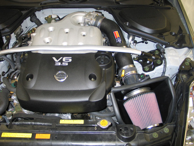 K&N Engineering, K&N Performance Air Intake Kit System Nissan 350z V6-3.5L 2003-2005 | 57-6013