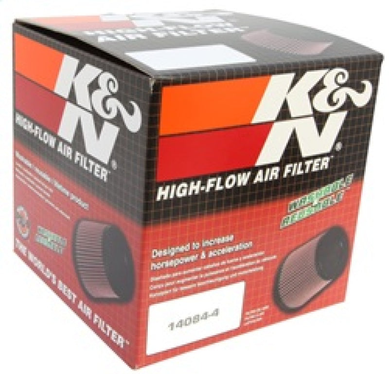 K&N Engineering, K&N Universal Air Filter Round Tapered Titanium Top 4.5in Top OD x 5.875in Base OD x 5in H