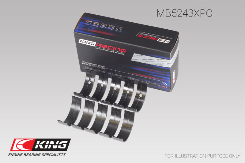 King Engine Bearings, King Nissan SR20DE/DET (2.0L) (Size STD) Performance Coated Main Bearing Set