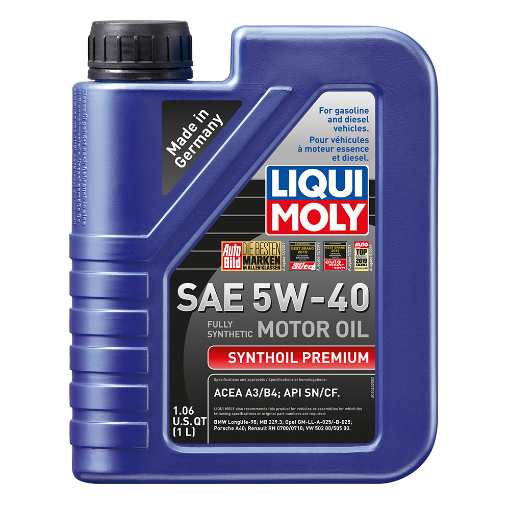 LIQUI MOLY, LIQUI MOLY 1L Synthoil Premium Motor Oil SAE 5W-40 (2040)