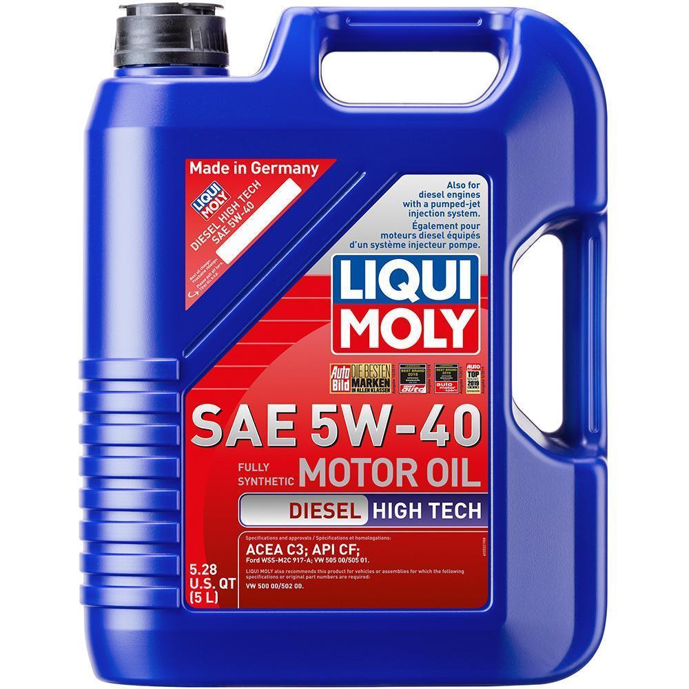 LIQUI MOLY, LIQUI MOLY 5L Diesel High Tech Motor Oil 5W-40 (2022)