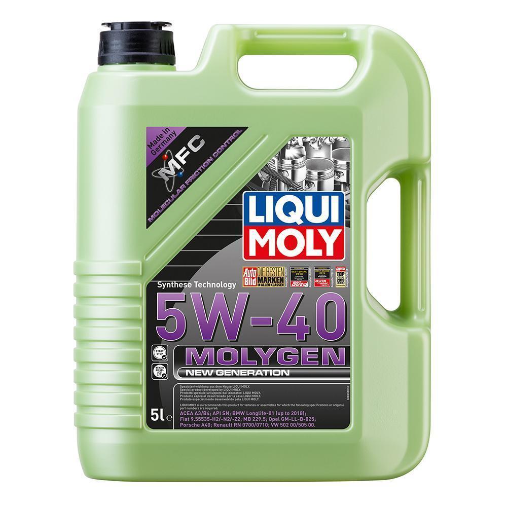 LIQUI MOLY, LIQUI MOLY 5L Molygen New Generation Motor Oil 5W-40 (20232)