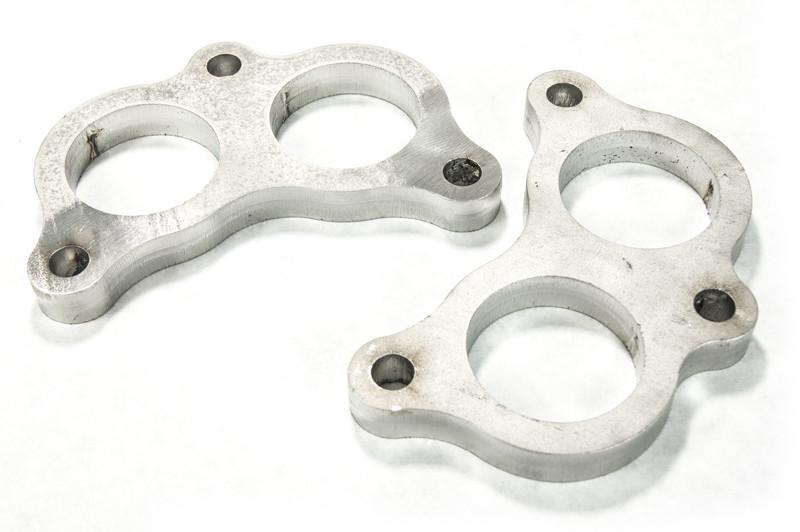 MAPerformance, MAPerformance 304 Stainless Steel Exhaust Manifold to Head Flange Set Universal | SUB-EMHF