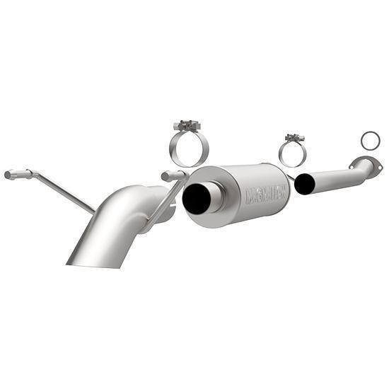 Magnaflow Performance, Magnaflow Single Exit Stainless Off Road Pro Series Cat Back Exhaust 2013-2014 Toyota Tacoma V6 4.0L (17145)