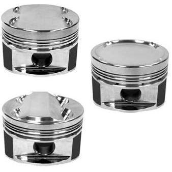 Manley Performance, Manley Flat Top Pistons w/Rings 86mm Bore STD Size 10.0:1 CR Toyota Supra Turbo (2JZGTE) (609100C-6)