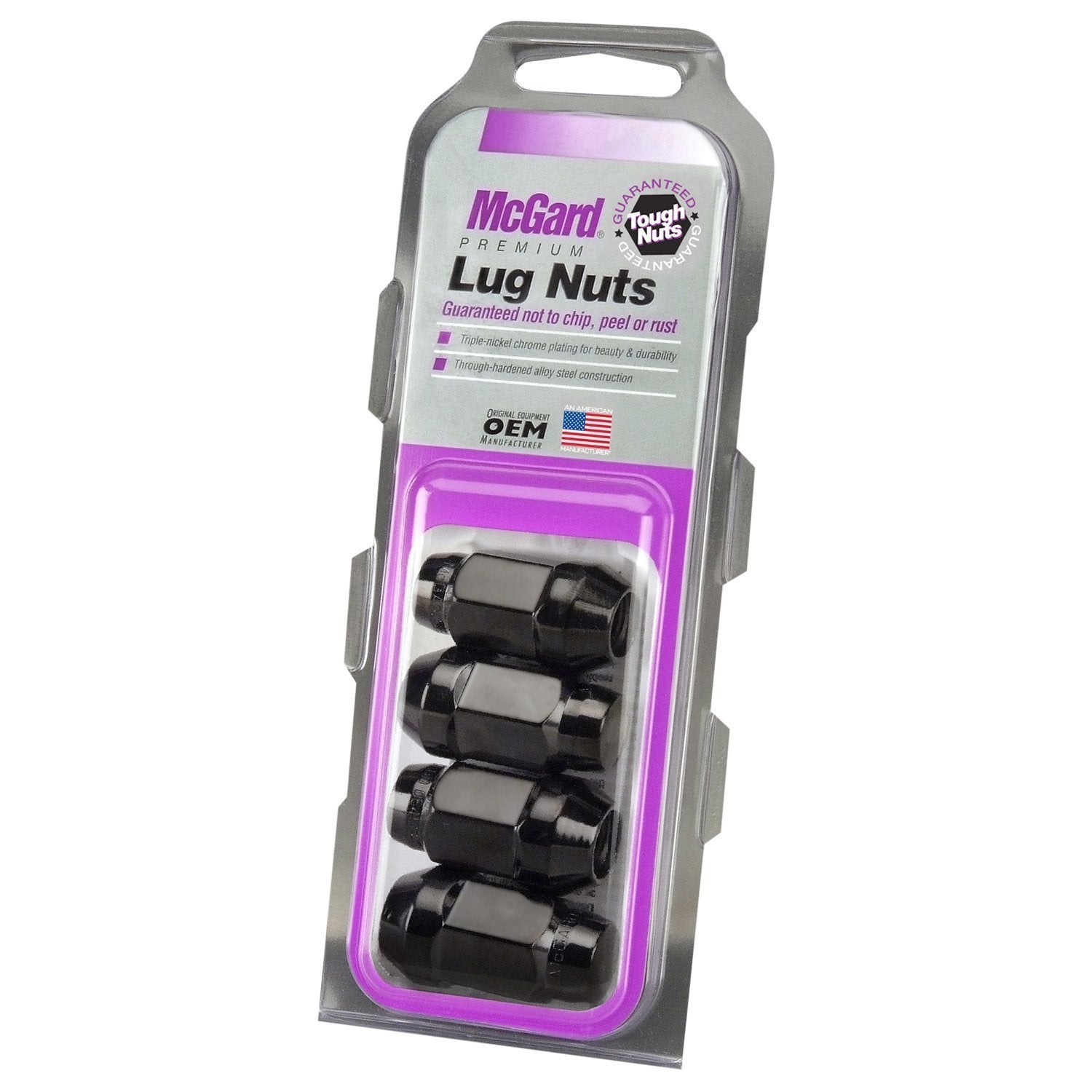 McGard, McGard Bulge Cone Seat Style Lug Nuts / Black (64034)