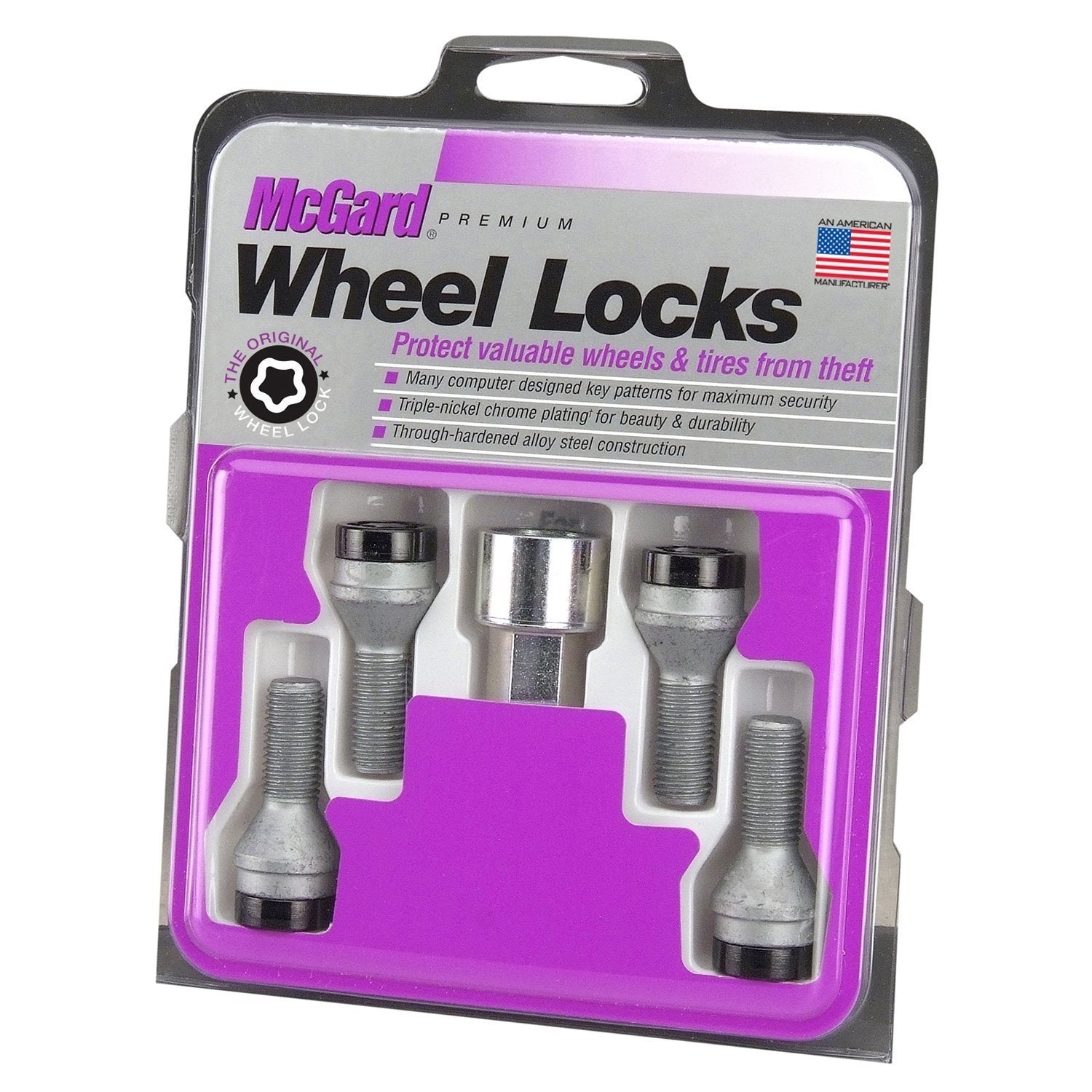 McGard, McGard Cone Seat Style Wheel Lock Bolts / Black (27305)