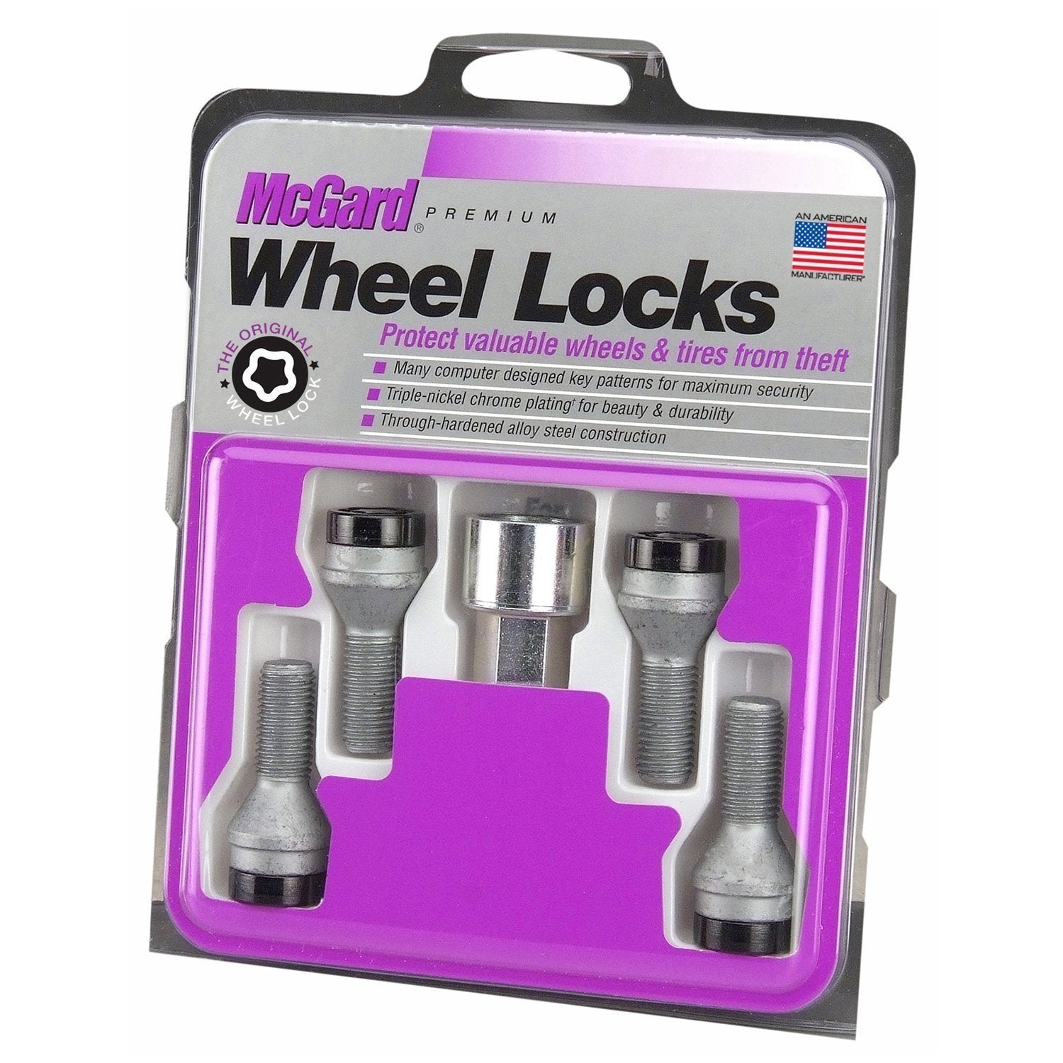 McGard, McGard Cone Seat Style Wheel Lock Bolts / Black (27316)