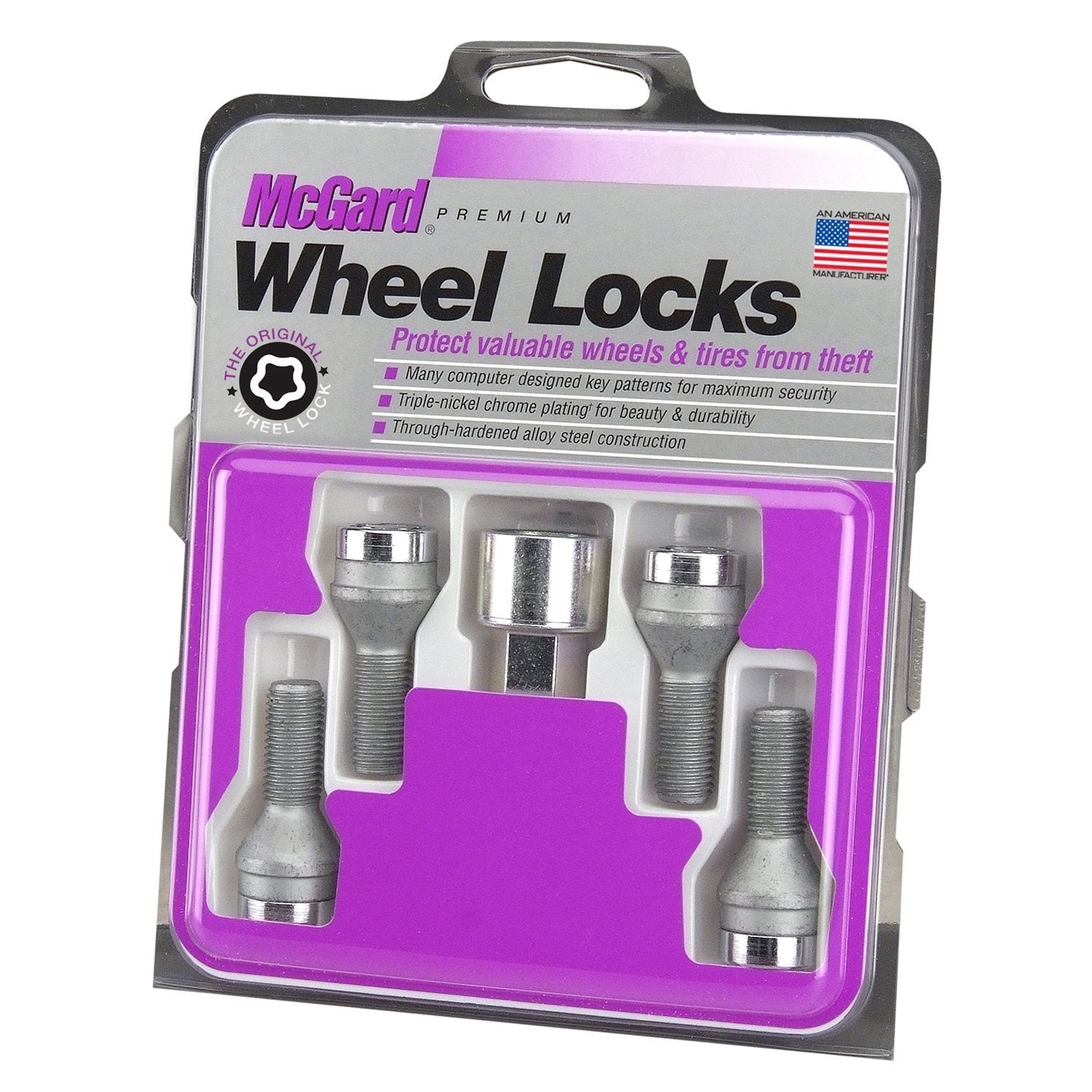 McGard, McGard Cone Seat Style Wheel Lock Bolts / Chrome (27014)