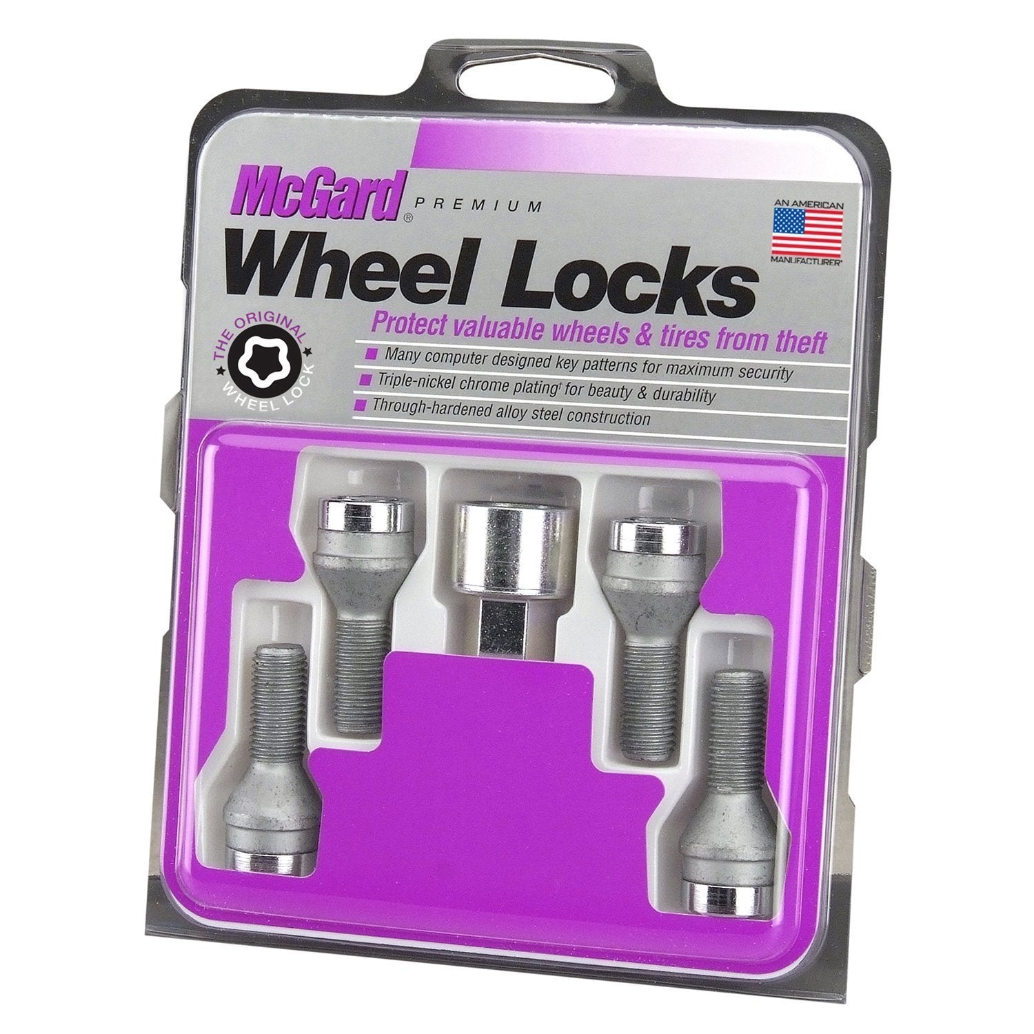 McGard, McGard Cone Seat Style Wheel Lock Bolts / Chrome (27100)