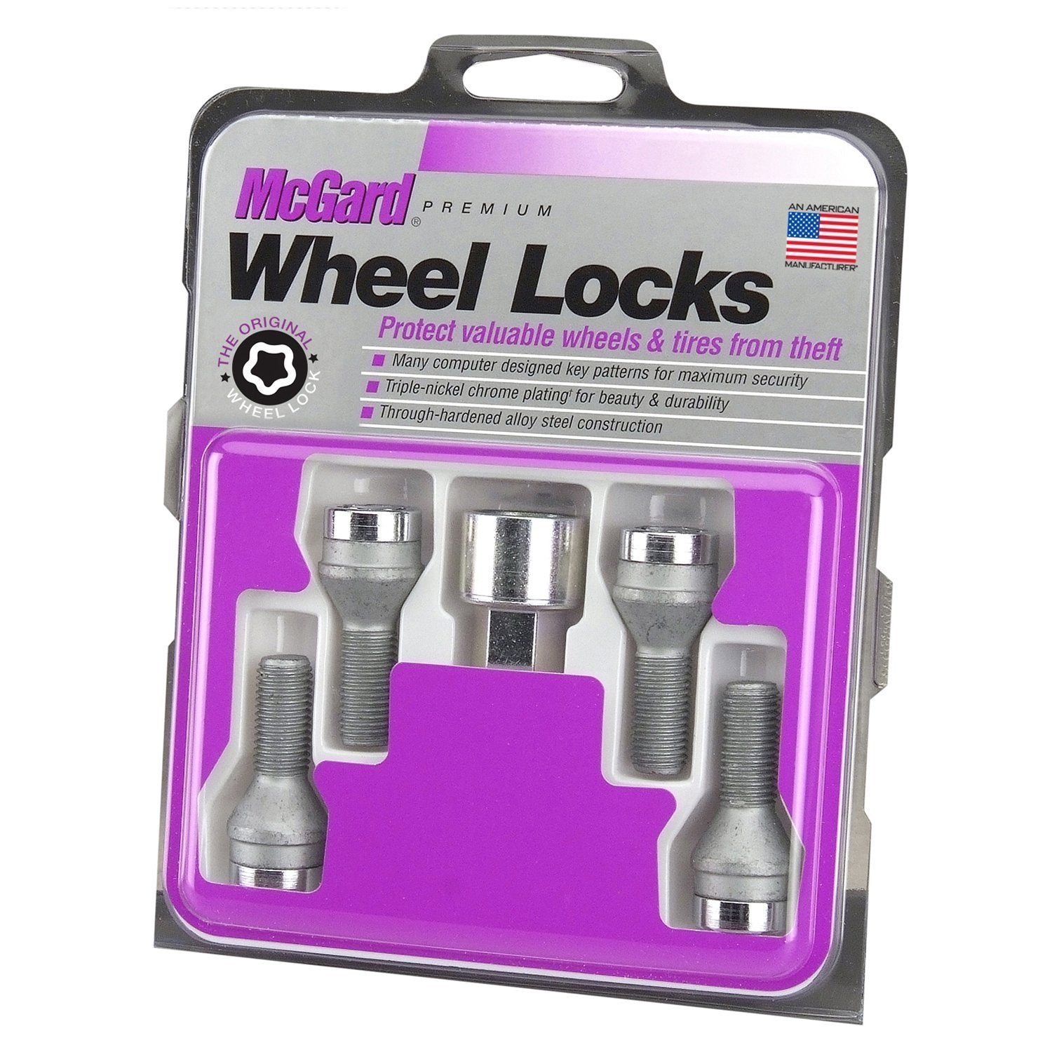 McGard, McGard Cone Seat Style Wheel Lock Bolts / Chrome (27204)