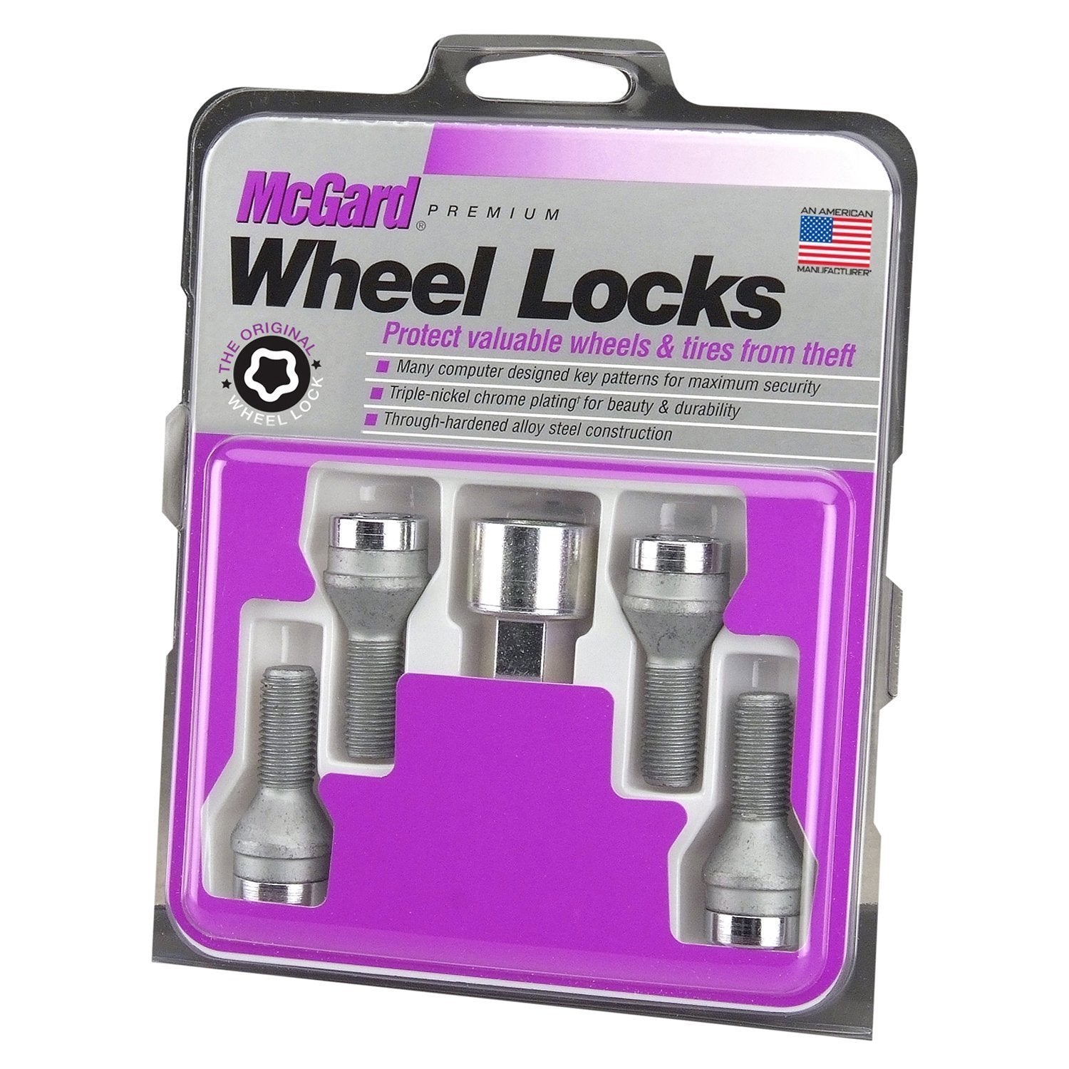 McGard, McGard Cone Seat Style Wheel Lock Bolts / Chrome (27222)