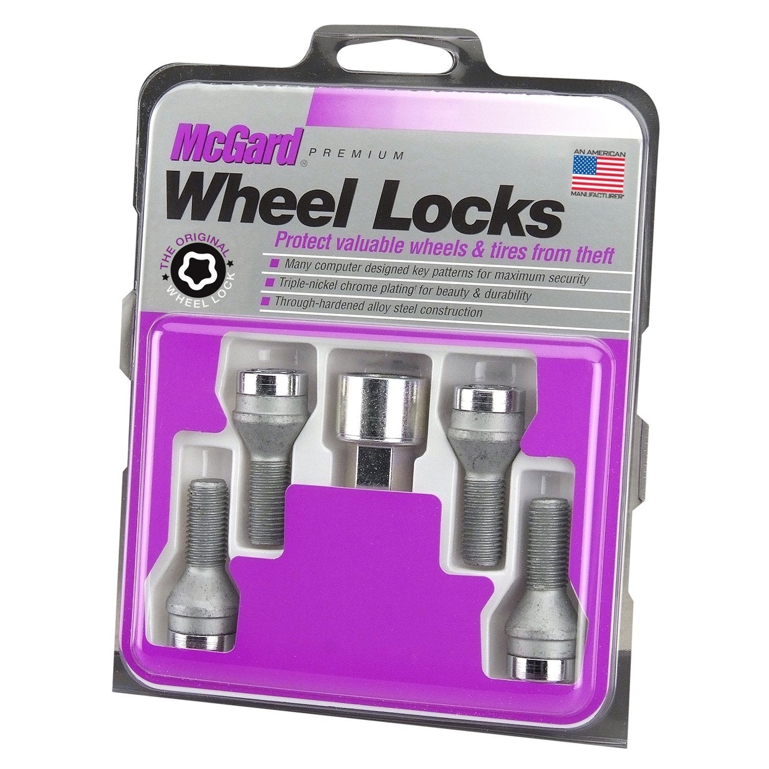 McGard, McGard Cone Seat Style Wheel Lock Bolts / Chrome (27261)