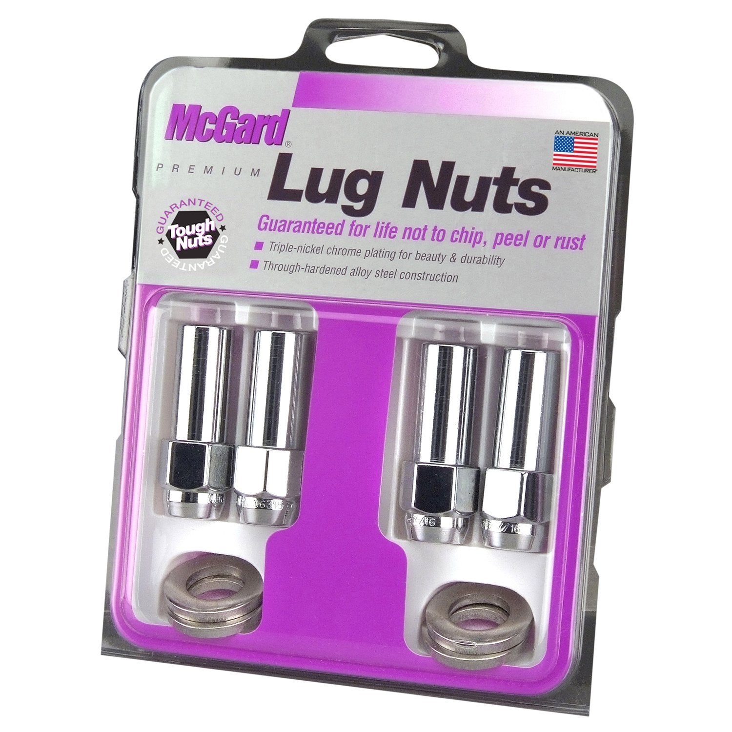 McGard, McGard Mag/Shank Style Lug Nuts / Chrome (63016)