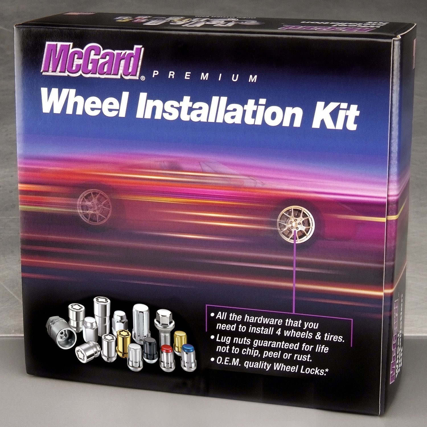 McGard, McGard Tuner Style Cone Seat Wheel Installation Kit / Chrome (65562)