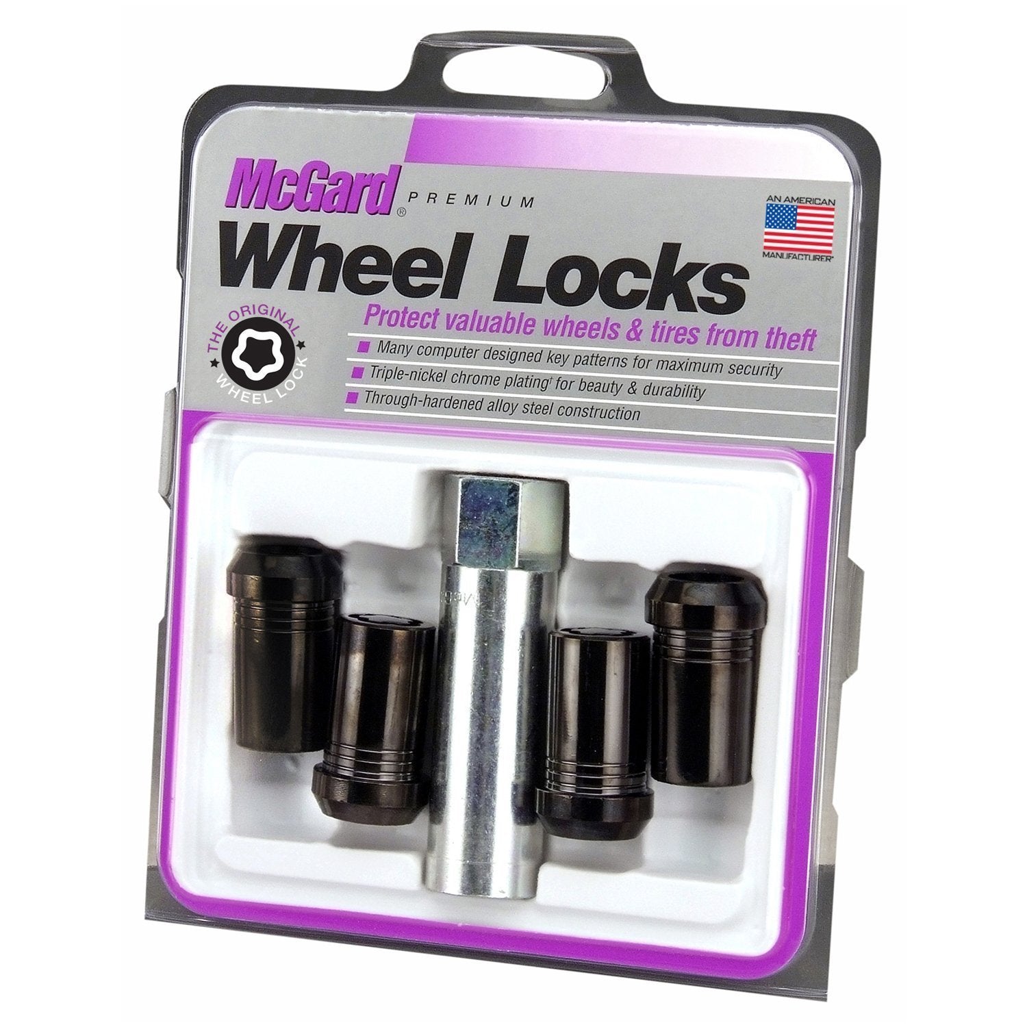 McGard, McGard Tuner Style Cone Seat Wheel Locks / Black (25112)