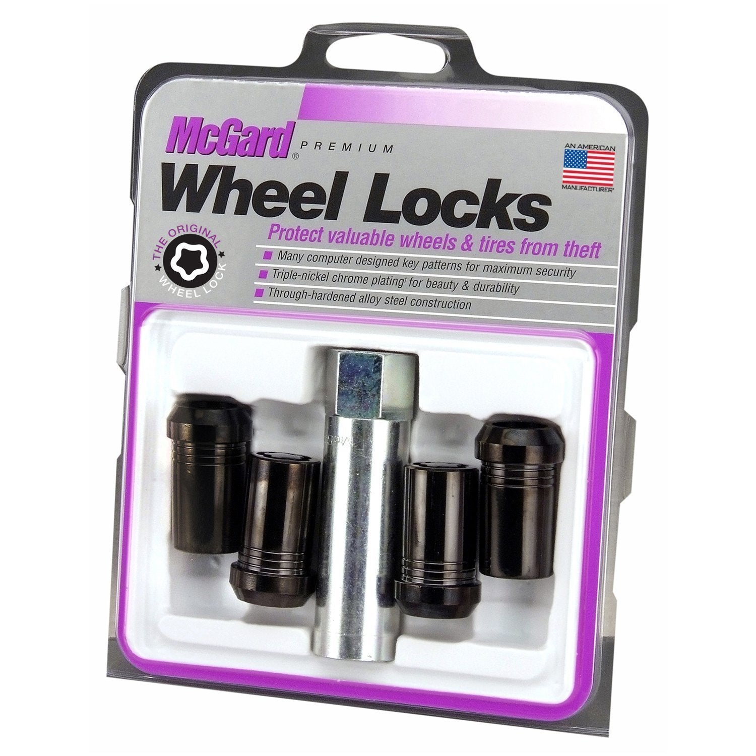 McGard, McGard Tuner Style Cone Seat Wheel Locks / Black (25116)