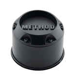 Method Wheels, Method Cap 1717 - 138mm - Black - Screw On | CP-1717B138-B