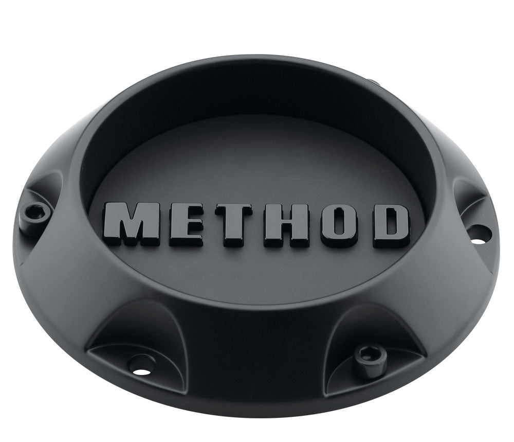 Method Wheels, Method Cap 1717 - 150mm - Black - Push Thru | CP-1717B150-B