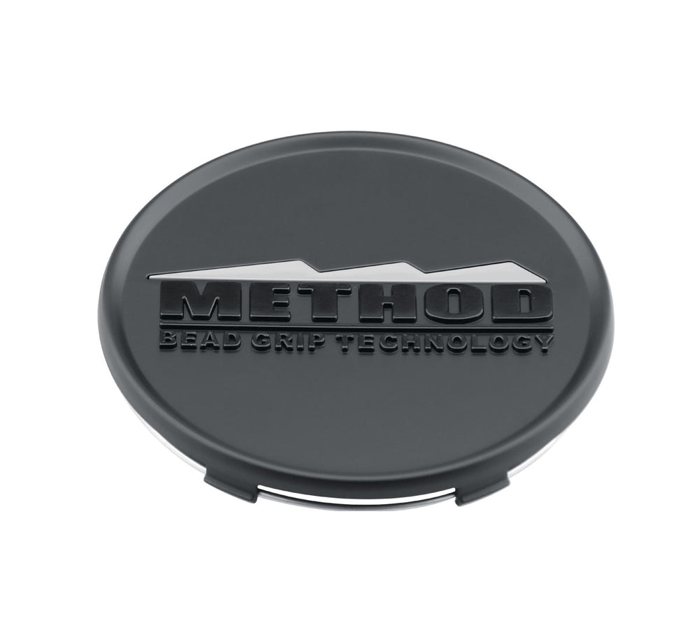 Method Wheels, Method Cap T080 - 123mm - Black - Tall - Snap In | CP-T080K123-T