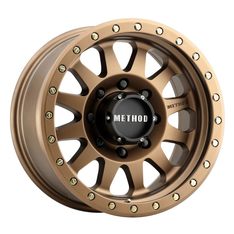 Method Wheels, Method MR304 Double Standard 17x8.5 0mm Offset 8x170 130.81mm CB Method Bronze Wheel | MR30478587900