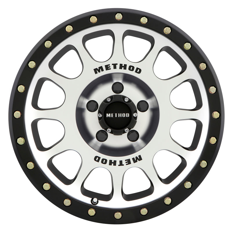 Method Wheels, Method MR305 NV 17x8.5 0mm Offset 5x5 94mm CB Machined/Black Street Loc Wheel