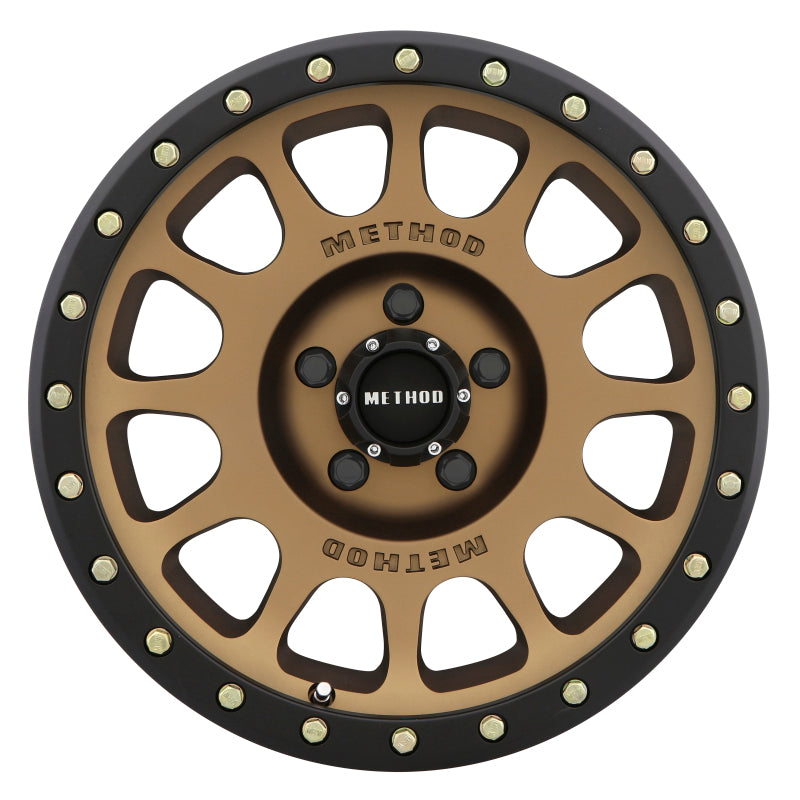 Method Wheels, Method MR305 NV 17x8.5 0mm Offset 5x5 94mm CB Method Bronze/Black Street Loc Wheel