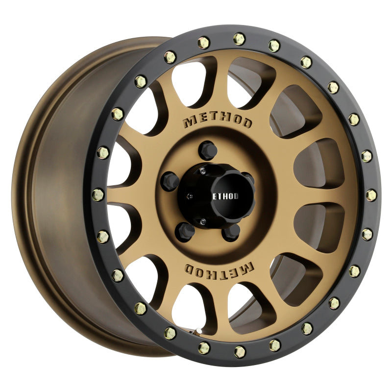 Method Wheels, Method MR305 NV 17x8.5 0mm Offset 5x5 94mm CB Method Bronze/Black Street Loc Wheel