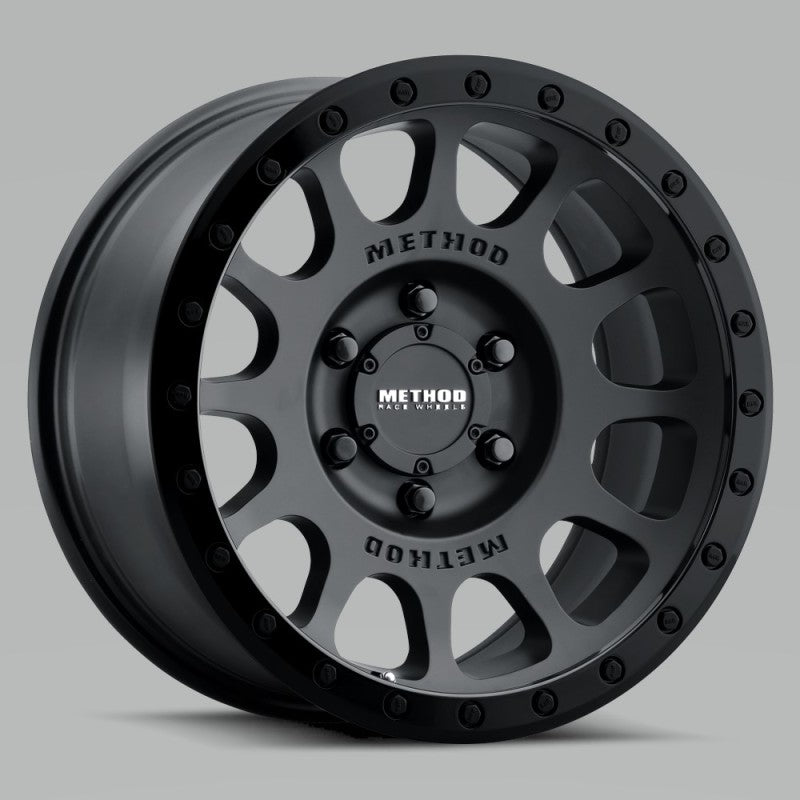Method Wheels, Method MR305 NV 17x8.5 0mm Offset 6x5.5 108mm CB Gloss/Matte Black Wheel | MR305785601000