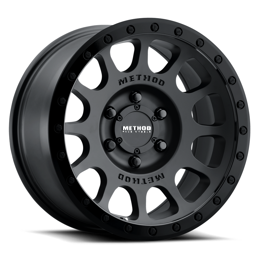 Method Wheels, Method MR305 NV 17x8.5 +25mm Offset 6x5.5 108mm CB Double Black Wheel | MR305785601025