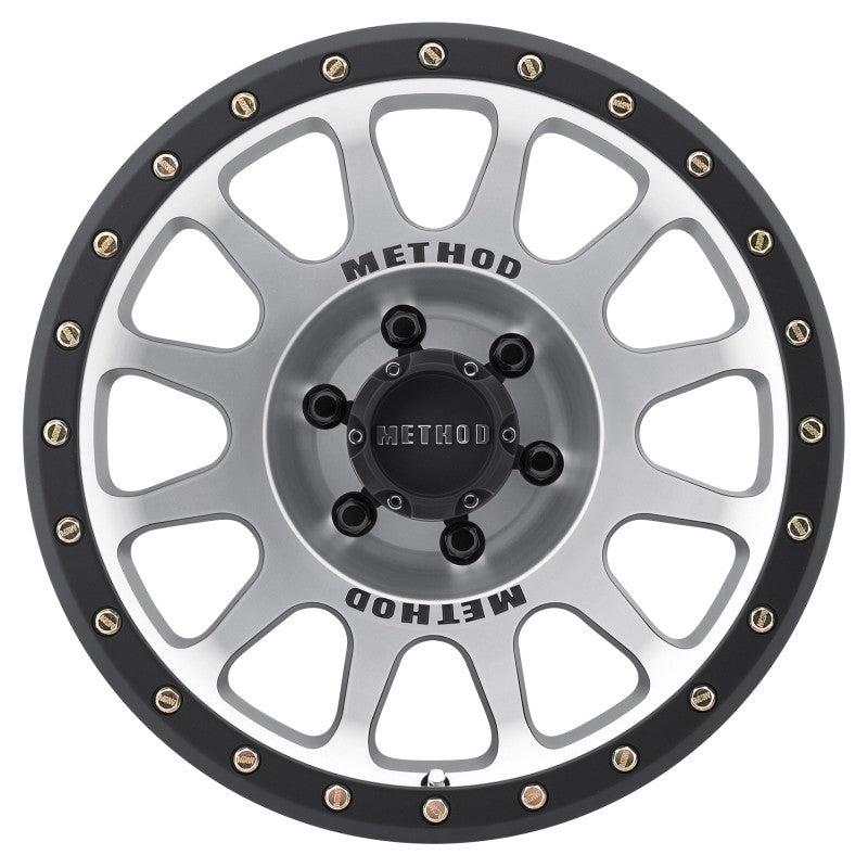 Method Wheels, Method MR305 NV 18x9 0mm Offset 6x5.5 108mm CB Machined/Black Street Loc Wheel