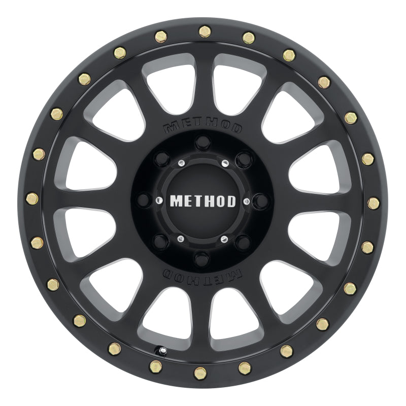 Method Wheels, Method MR305 NV 18x9 -12mm Offset 8x170 130.81mm CB Matte Black Wheel