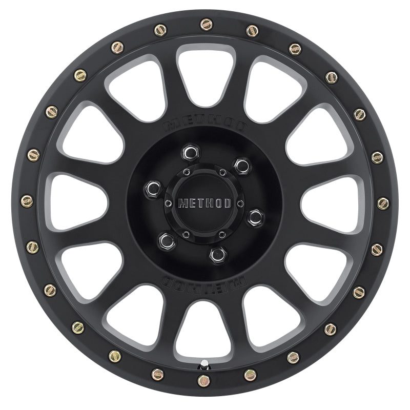 Method Wheels, Method MR305 NV 18x9 +18mm Offset 6x5.5 108mm CB Matte Black Wheel