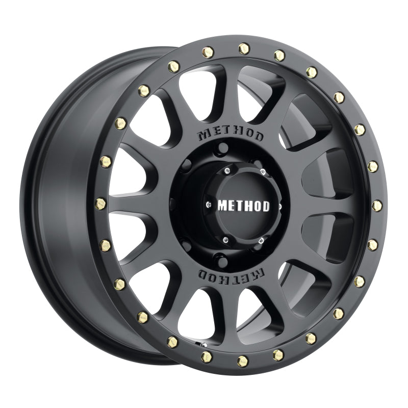 Method Wheels, Method MR305 NV 20x10 -18mm Offset 8x180 130.81mm CB Matte Black Wheel