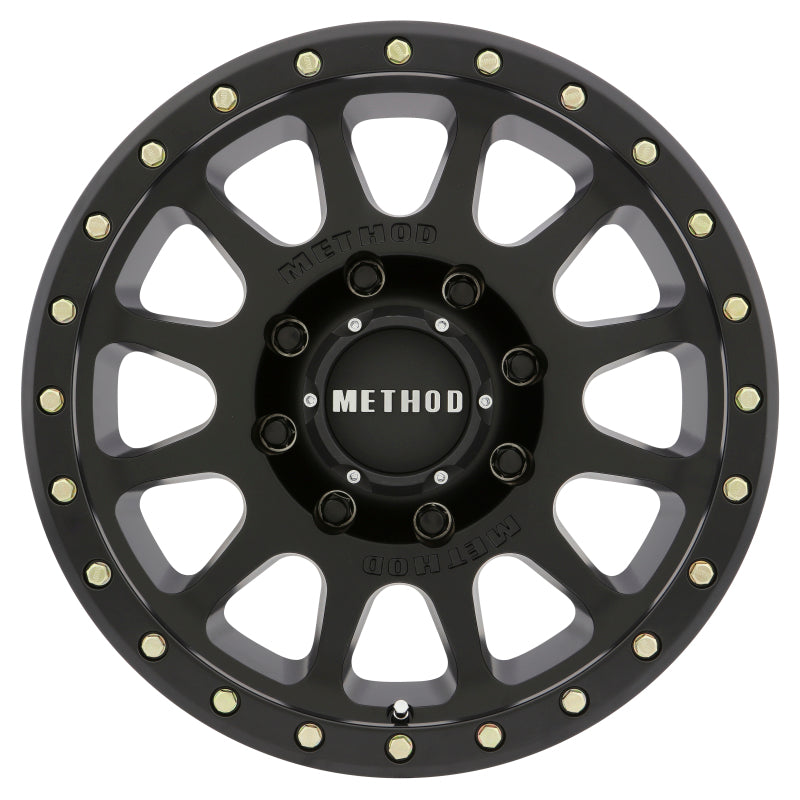 Method Wheels, Method MR305 NV HD 18x9 +18mm Offset 8x170 130.81mm CB Matte Black Wheel