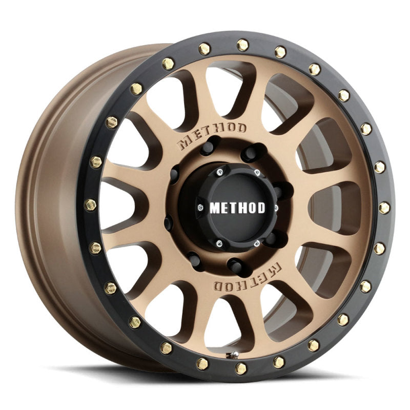 Method Wheels, Method MR305 NV HD 18x9 +18mm Offset 8x170 130.81mm CB Method Bronze/Black Street Loc Wheel