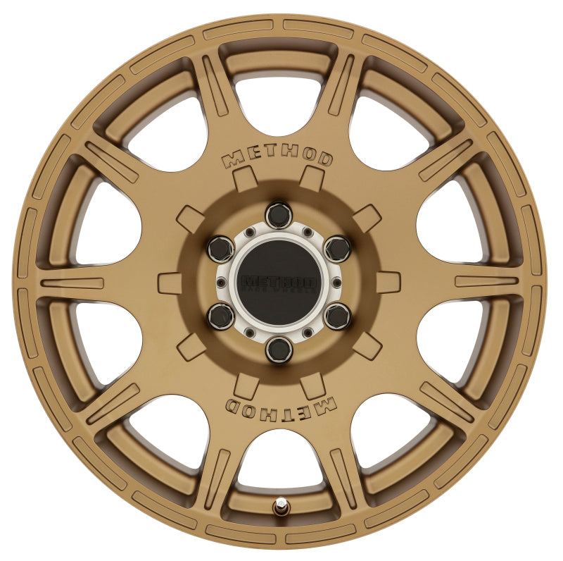 Method Wheels, Method MR308 Roost 17x8.5 0mm Offset 6x5.5 106.25mm CB Method Bronze Wheel