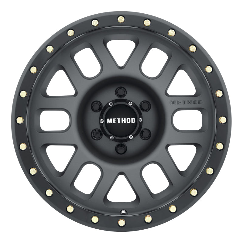 Method Wheels, Method MR309 Grid 17x8.5 0mm Offset 6x135 94mm CB Titanium/Black Street Loc Wheel