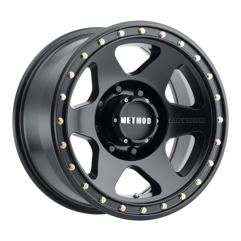 Method Wheels, Method MR310 Con6 17x8.5 0mm Offset 8x6.5 130.81mm CB Matte Black Wheel