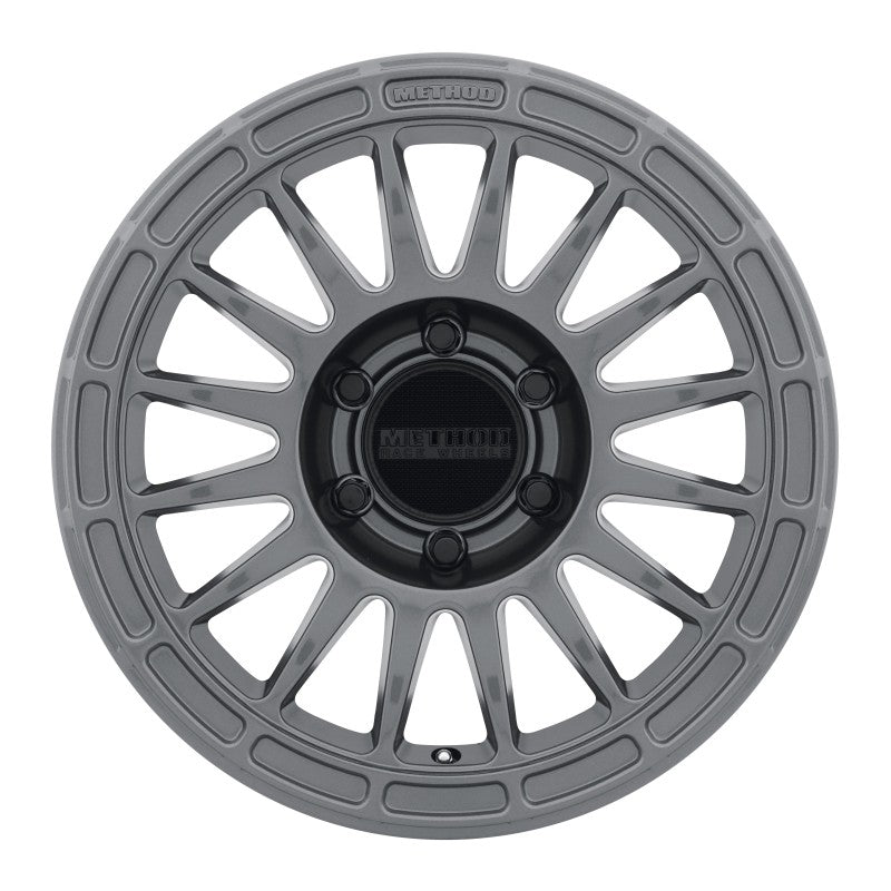 Method Wheels, Method MR314 17x7.5 +24mm Offset 6x4.5 66.1mm CB Gloss Titanium Wheel