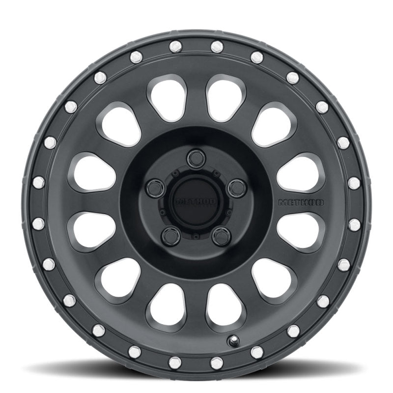 Method Wheels, Method MR315 17x8.5 0mm Offset 5x150 110.5mm CB Matte Black Wheel