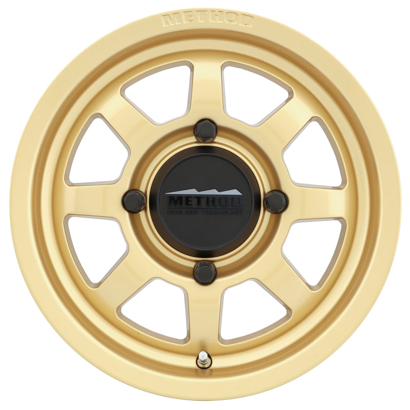 Method Wheels, Method MR410 14x7 4+3/+13mm Offset 4x136 106.25mm CB Gold Wheel