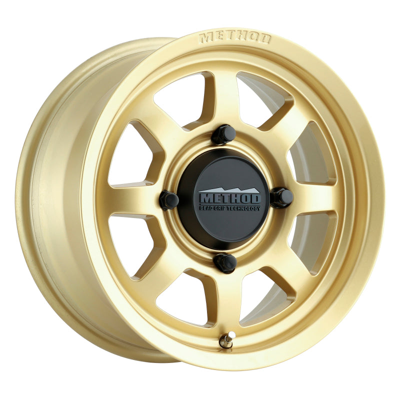 Method Wheels, Method MR410 15x10 6+4/+25mm Offset 4x156 132mm CB Gold Wheel