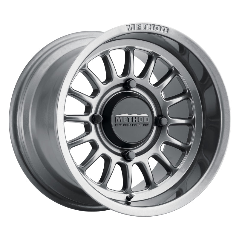 Method Wheels, Method MR411 14x7 4+3/+13mm Offset 4x156 132mm CB Gloss Titanium Wheel