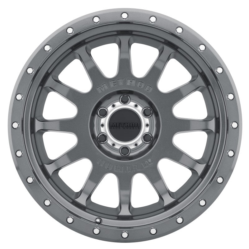 Method Wheels, Method MR605 NV 20x10 -24mm Offset 6x5.5 106.25mm CB Gloss Titanium Wheel
