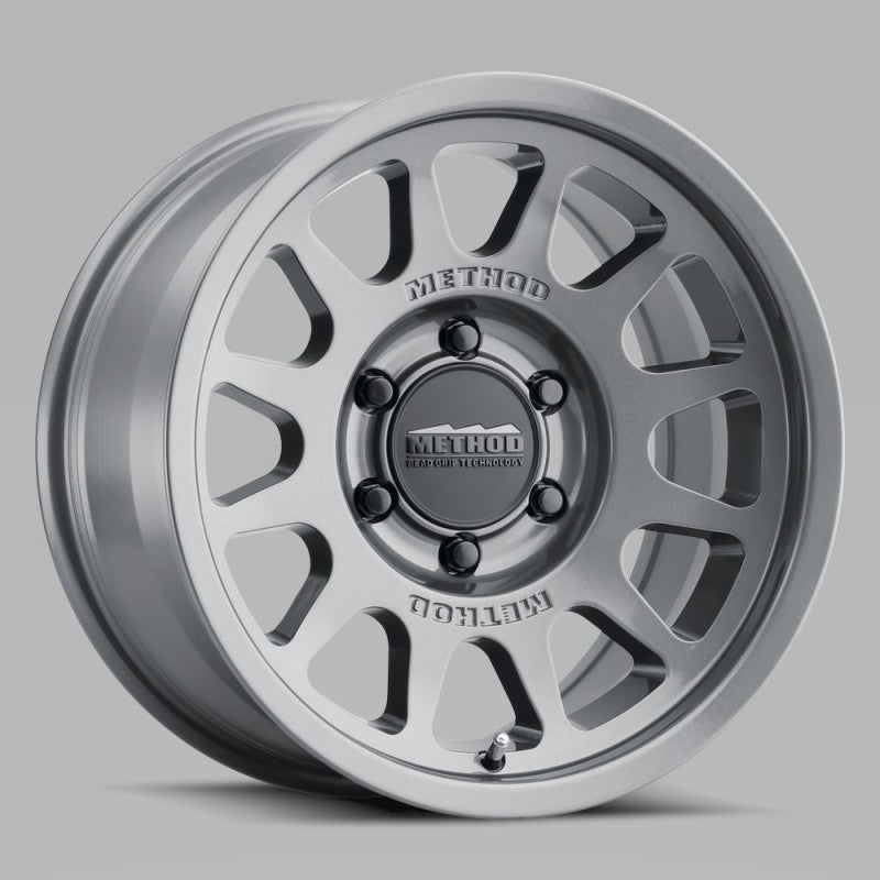 Method Wheels, Method MR703 15x7 +15mm Offset 5x100 56.1mm CB Gloss Titanium Wheel | MR70357051815