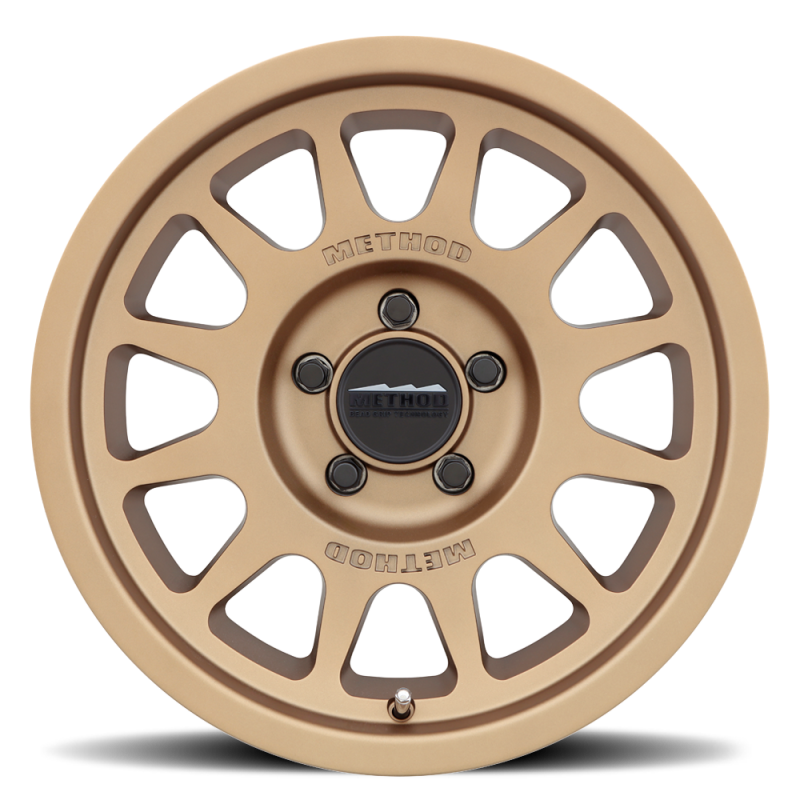 Method Wheels, Method MR703 17x7.5 +50mm Offset 5x160 65mm CB Method Bronze Wheel