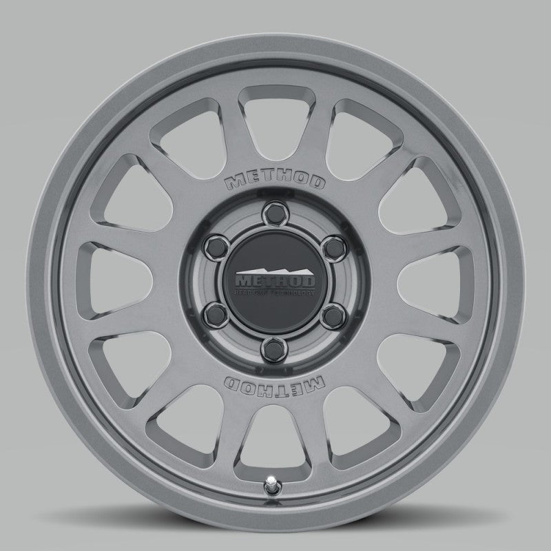 Method Wheels, Method MR703 17x7.5 +50mm Offset 6x130 84.1mm CB Gloss Titanium Wheel | MR70377563850