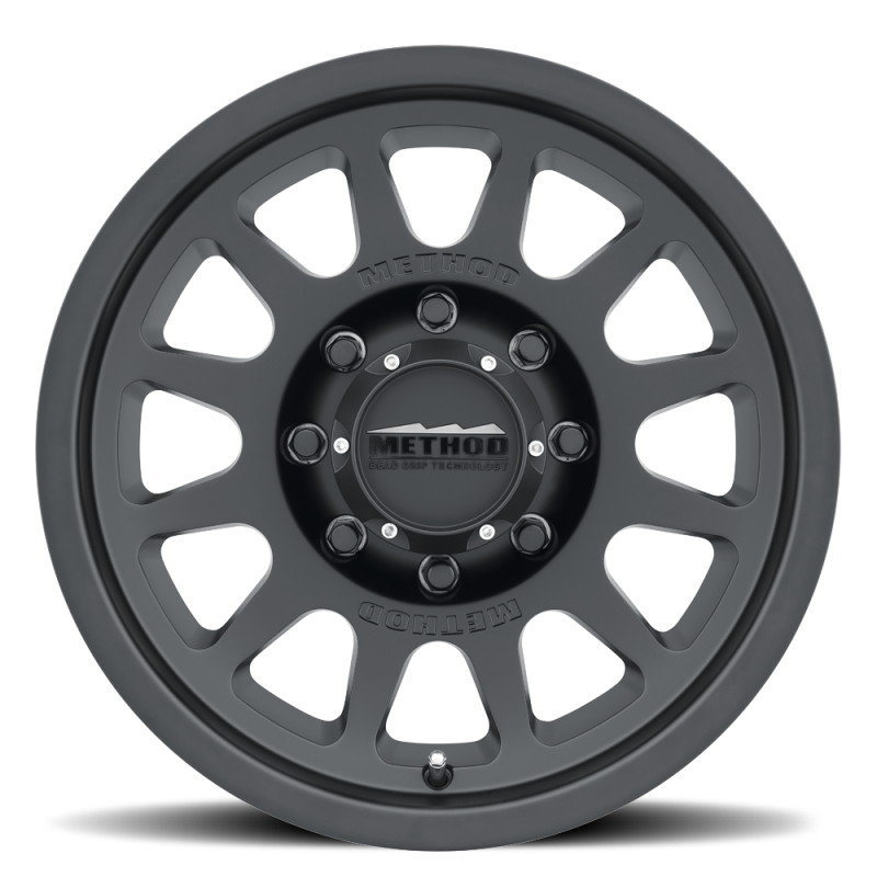 Method Wheels, Method MR703 17x8.5 0mm Offset 8x170 130.81mm CB Matte Black Wheel
