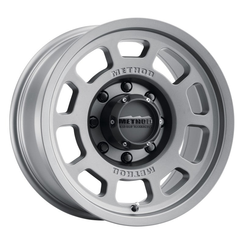Method Wheels, Method MR705 17x8.5 0mm Offset 8x180 130.81mm CB Titanium Wheel